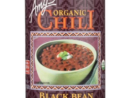 Amy s - Black Bean Low Fat Medium Chili, 14.7oz Hot on Sale