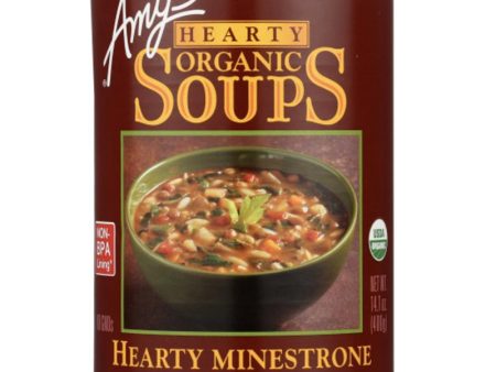 Amy s - Heart Minestrone Veggie Soup, 14.1 oz Discount