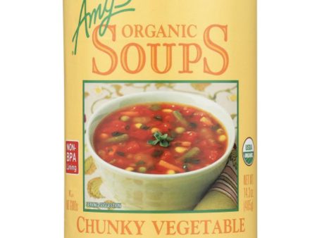 Amy s - Chunky Vegetable Low Fat Soup, 14.1oz Cheap