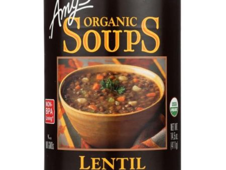 Amy s - Lentil Soup, 14.5oz Hot on Sale