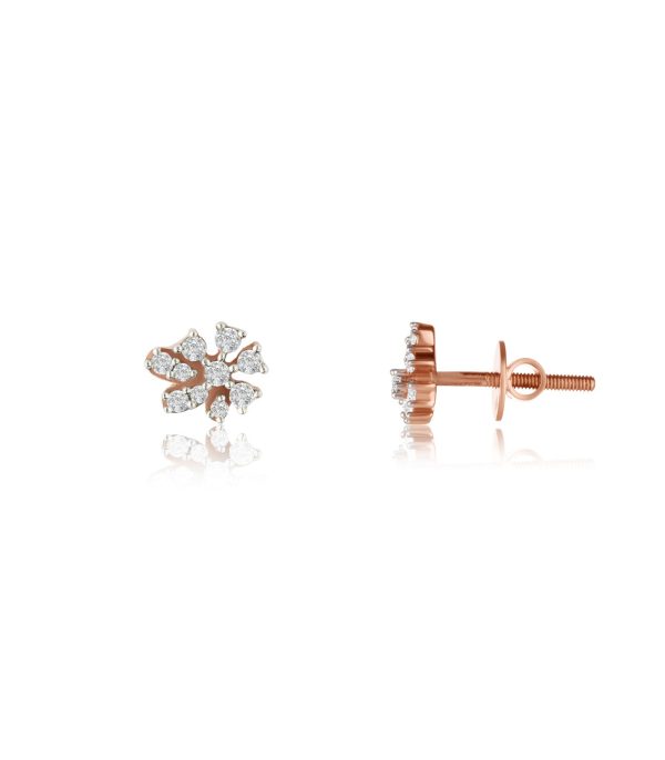 Diamond Fairy Floral Earrings on Sale