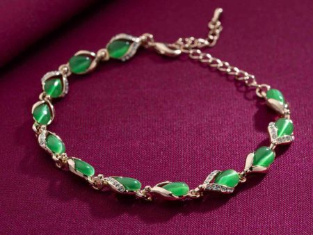 Green Party Bracelet (Brass) Fashion