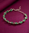 Green Party Bracelet (Brass) Fashion