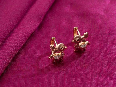 Little Deer Earrings (Brass) Online Sale