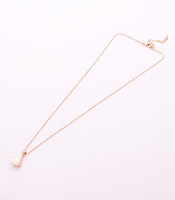 CLASSY ELEGANCE - WHITE - PENDANT (BRASS) on Sale