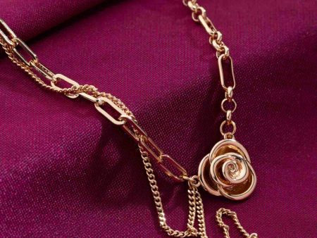 Roselet Necklace (Brass) Supply