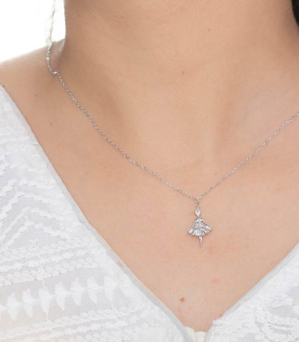 Cute Doll Necklace (Silver) Online Hot Sale