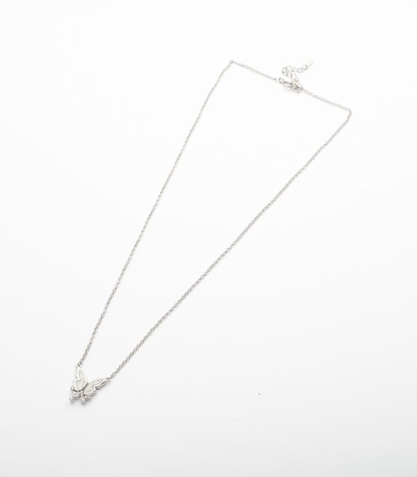 Butterfly Necklace (Silver) Supply