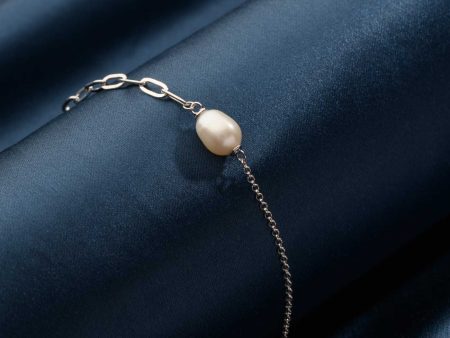 Beautiful Bond Of Pearl Bracelet (Silver) Online Sale