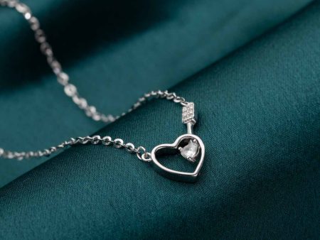 Love Necklace (Silver) on Sale