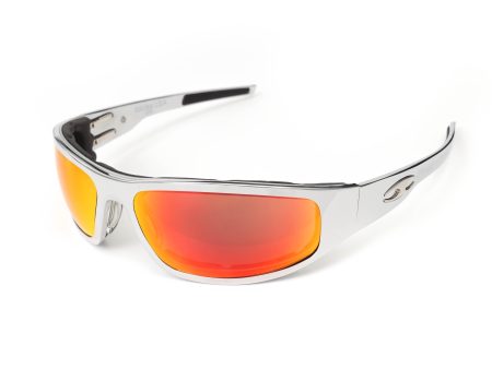 “Bagger” Chrome Prescription Motorcycle Glasses (Smooth) For Cheap