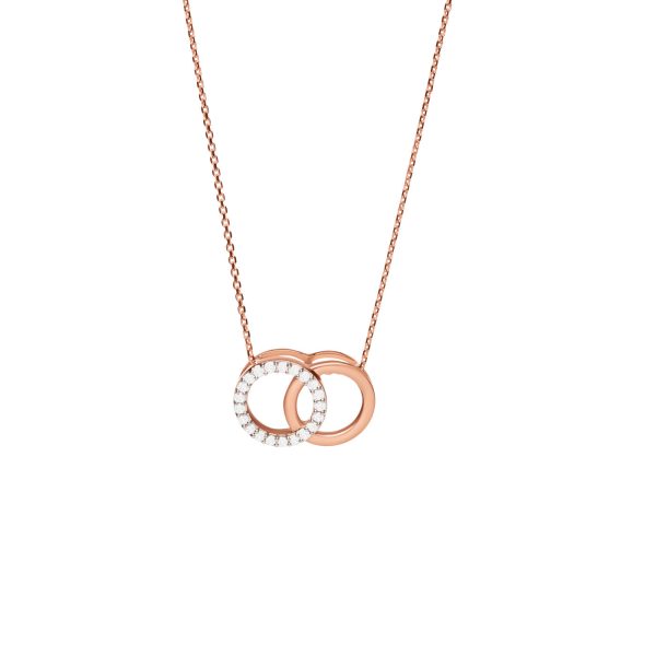 Diamond Stylish Swirls Necklace For Discount