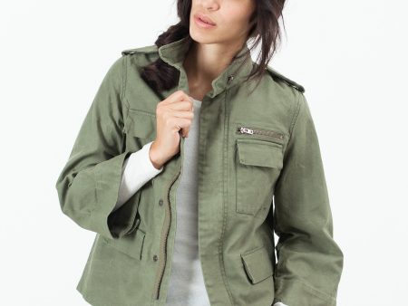 Big Army Jacket in Olive Online now