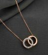 Diamond Stylish Swirls Necklace For Discount