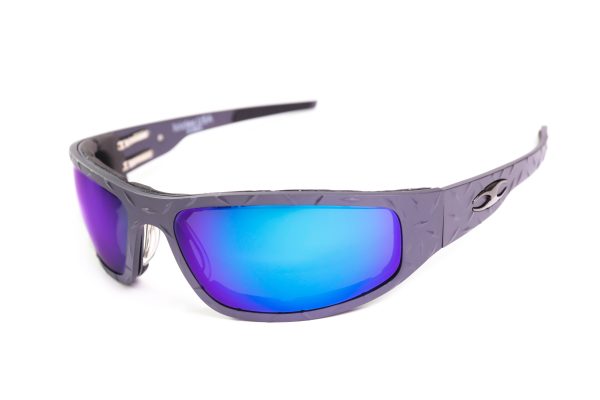 “Bagger” Gunmetal Prescription Biker Glasses (Diamond) For Discount