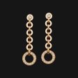 18k Dangling Pendant Earrings Supply