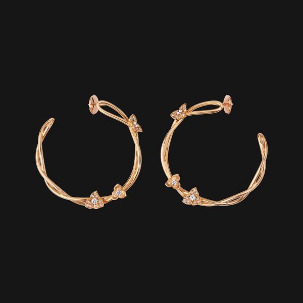 18k Intertwined Earrings Online