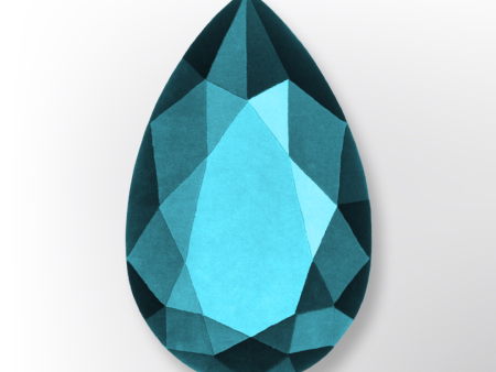 Mini Turquoise Drop Gem Rug Discount