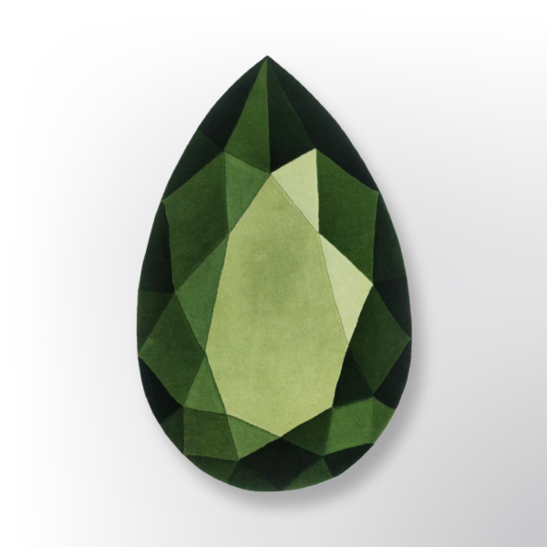 Mini Tsavorite Garnet Drop Gem Rug For Discount