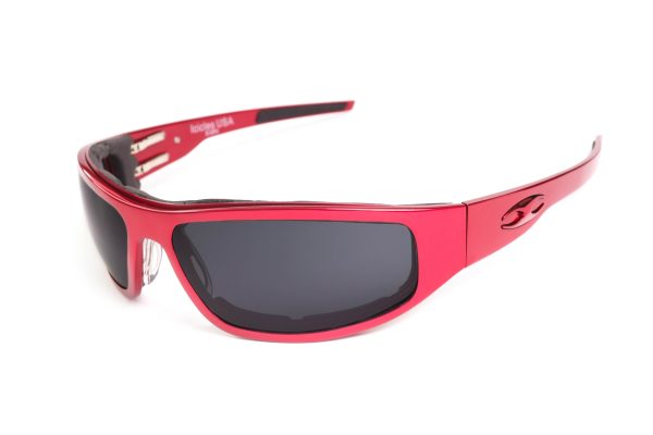 “Bagger” Red Prescription Motorcycle Glasses (Smooth) Online Sale