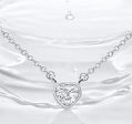 Bezel Heart Necklace Online Sale