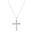 Signature Mini Cross Necklace in Sterling Silver Online Hot Sale