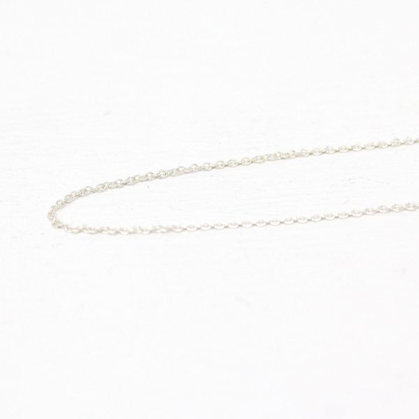 Sterling Silver Chain - 20 Inch Cable Link 1.1 mm Twenty Inch Polished 925 Silver - Dainty Brand New Necklace Spring Clasp Finished Supply Online