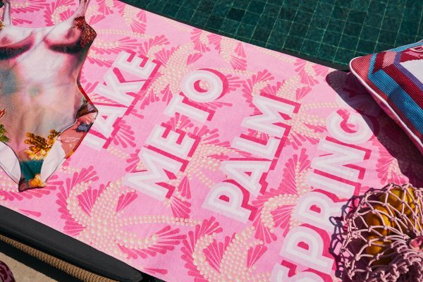 Take Me To Palm Springs  Beach Towel Fashion