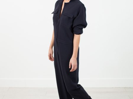 Worker Jumpsuit in Navy on Sale