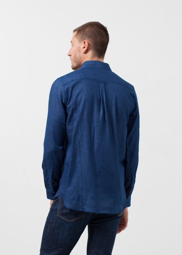 Casual Indigo Shirt For Cheap