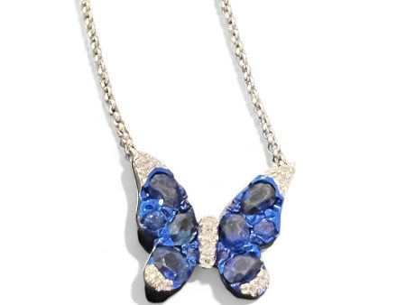 Blue sapphire Butterfly Fashion