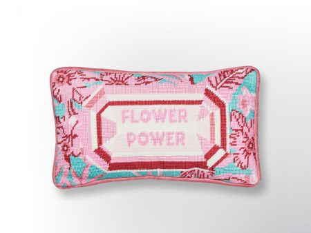 Flower Power Needlepoint Pillow Supply