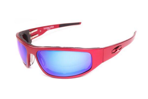 “Bagger” Red Prescription Motorcycle Glasses (Smooth) Online Sale