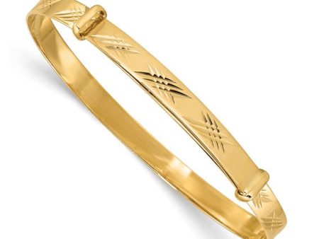 Children’s 14k yellow gold bangle Hot on Sale