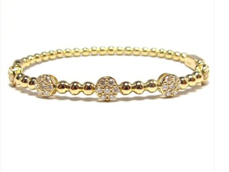 DIAMOND CIRCLE ILLUSION BALL BRACELET Online