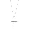 Signature Classic Cross Necklace in sterling silver For Cheap