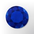 Blue Sapphire Round Gem Rug Supply