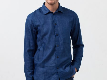 Casual Indigo Shirt For Cheap