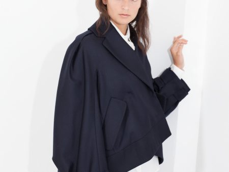 Wool Cocoon Jacket Cheap