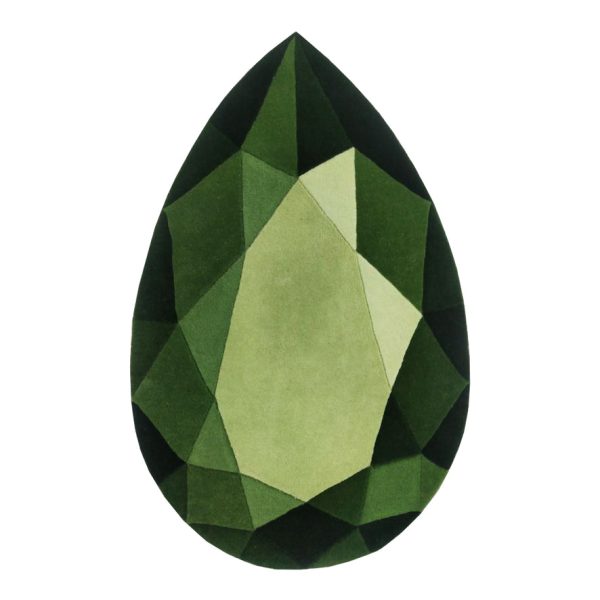 Mini Tsavorite Garnet Drop Gem Rug For Discount