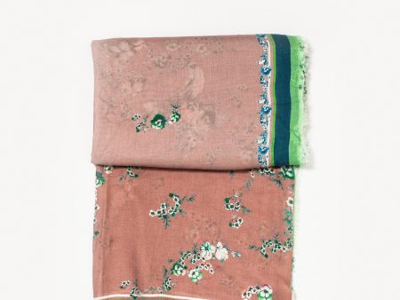 Floral Cashmere Scarf Supply