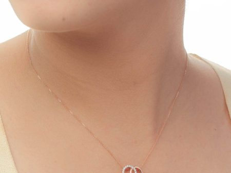 Diamond Stylish Swirls Necklace For Discount