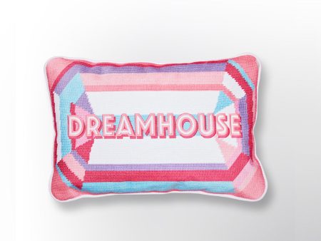 LIMITED EDITION The Dreamhouse Needlepoint Gem Pillow Online