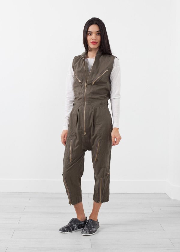 Sleeveless Harem Flightsuit For Sale