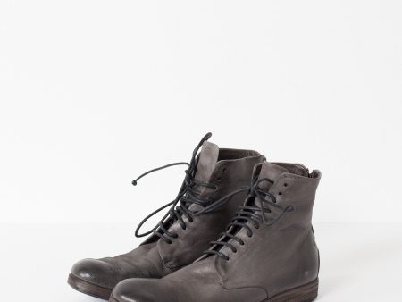 Listello Lace-Up Boot in Slate Grey Cheap