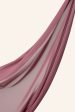 Everyday Chiffon Hijab - Dark Mauve Online Hot Sale