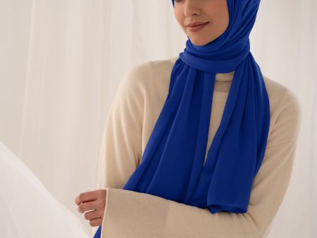 Everyday Chiffon Hijab - Sapphire For Cheap