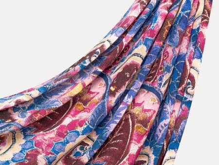 Raspberry Swirl Hijab Cheap