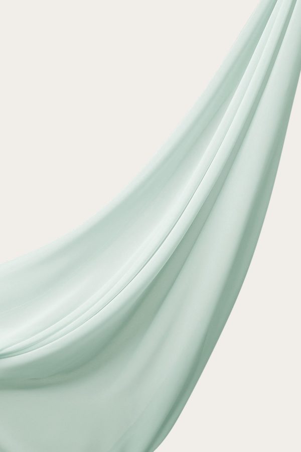 Everyday Chiffon Hijab - Pale Mint Online now