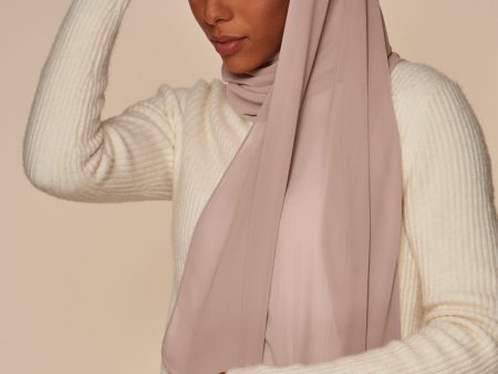 Everyday Chiffon Hijab - Dusty Mauve Fashion